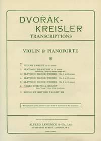 Negro Spritual Melody op. 95